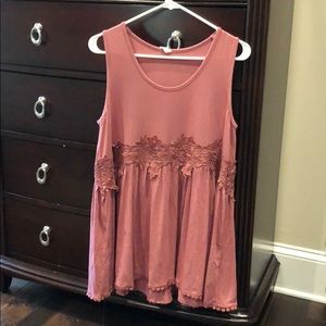 NWT Pink Blush Maternity Top